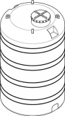 Евролос ВЦЕ 5000 вертикальная цилиндрическая