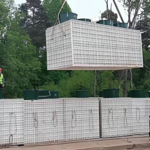 Монтаж станции ГРИНЛОС БМ Пром производительностью 210 м3/сут